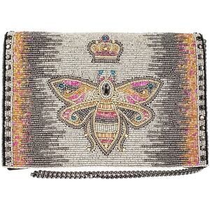 Mary Frances Queen Bee Hand Beaded Crossbody Handbag Purse NWT